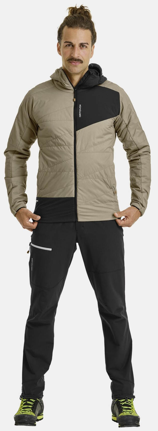 Swisswool Piz Duan Jacket Herre 87101/Grey Sand