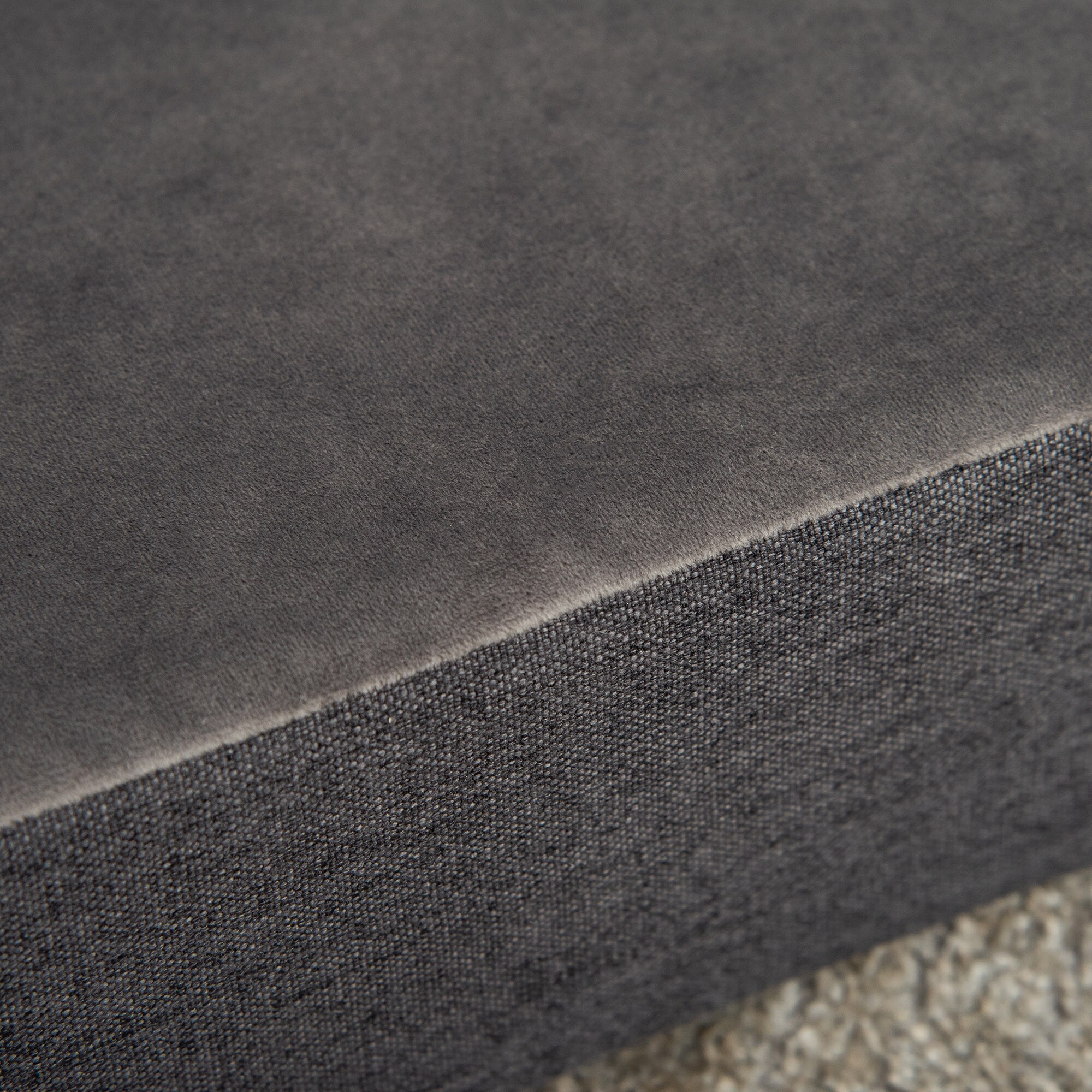 PawHut Hundebett mit abnehbarem Bezug grau 60L x 55B x 20H cm