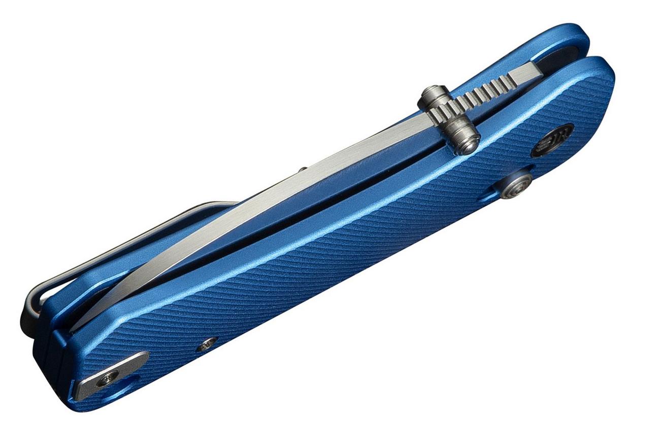 WE Knife Banter 2 WE23075-1 CPM-S35VN, Blue Aluminium, zakmes, Ben Petersen design