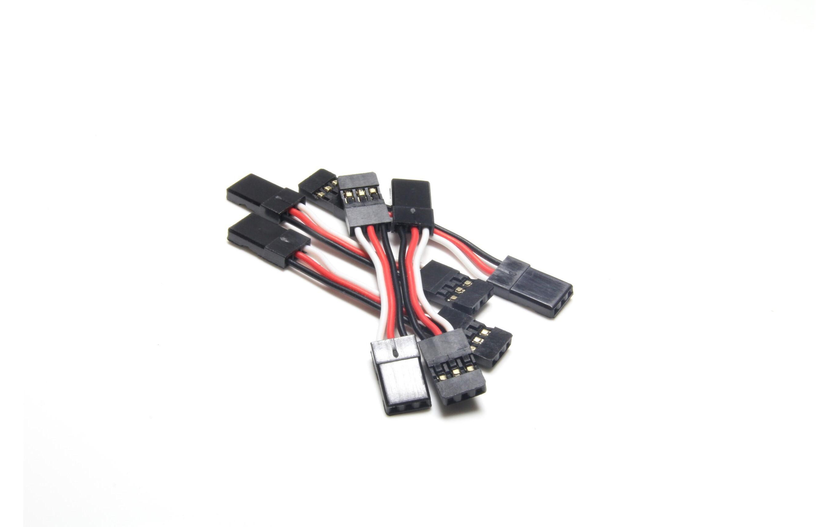 Servopatchkabel 3 cm JR-Stecker zu JR-Stecker5 Stück