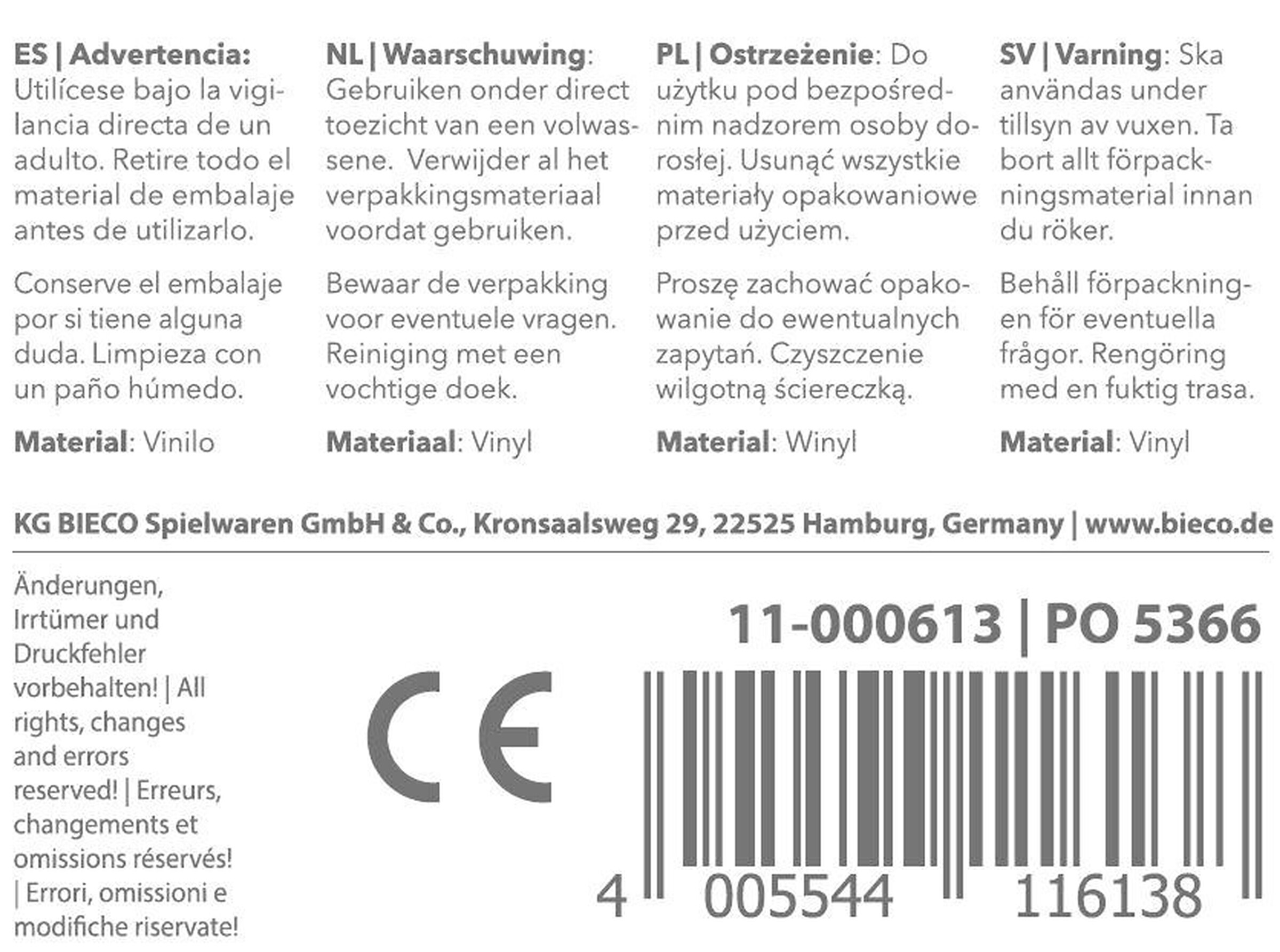 Bieco Badespielzeug 7er Set - ab 6 Monate Mehrfarbig