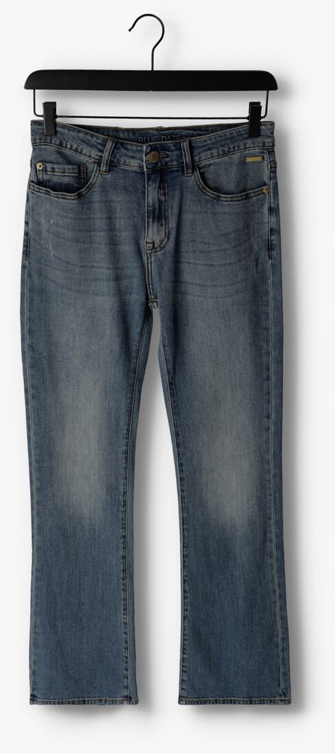 SUMMUM blauwe summum flared jeans flared jeans light weight cotton (4s2153)