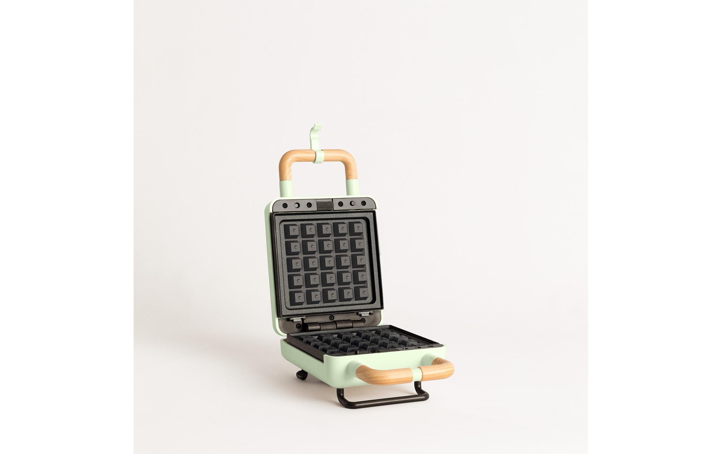 Waffeleisen Stone 2 in 1 Compact PastellgrünWaffel- und Sandwichmaker mit austauschbaren Platten