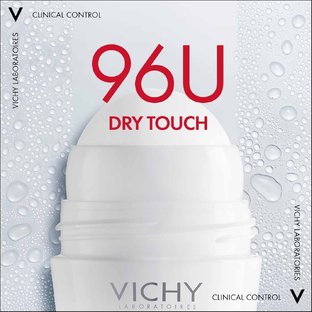 Vichy Clinical Control 96H Deododrant Roller Sensitive Skin 50ML
