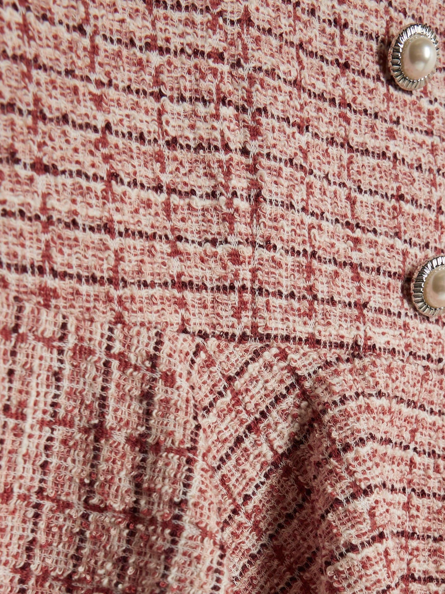 River Island Girls Peplum Boucle Top