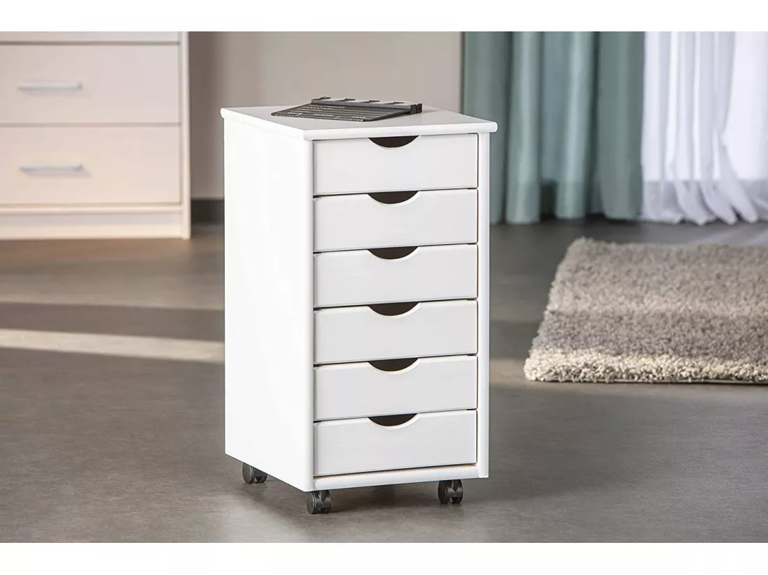 Caisson de Bureau 6 Tiroirs 