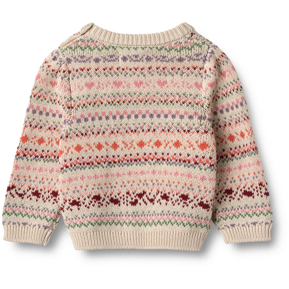 Køb Wheat Multi Jaquard Pullover Olga