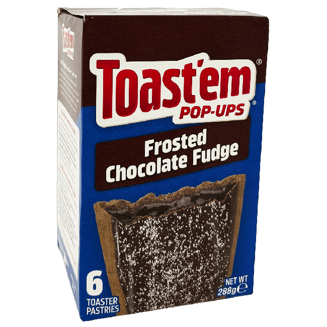 Toastem Pop Ups Broodrooster Gebakjes Chocolade Fudge Smaak 288g
