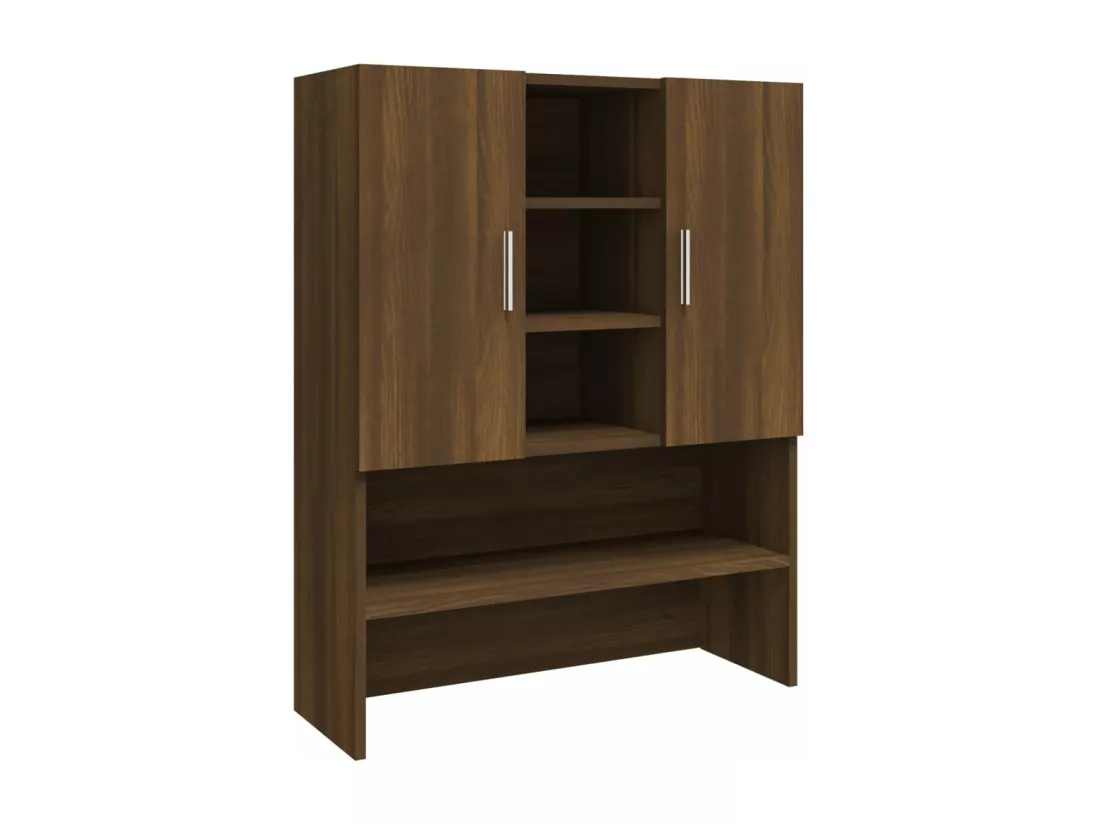 Meuble pour machine à laver Chêne marron 70,5x25,5x90 cm