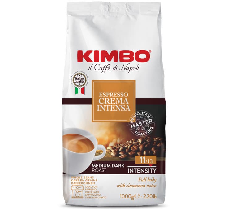 1kg café en grain Crema Intensa - KIMBO