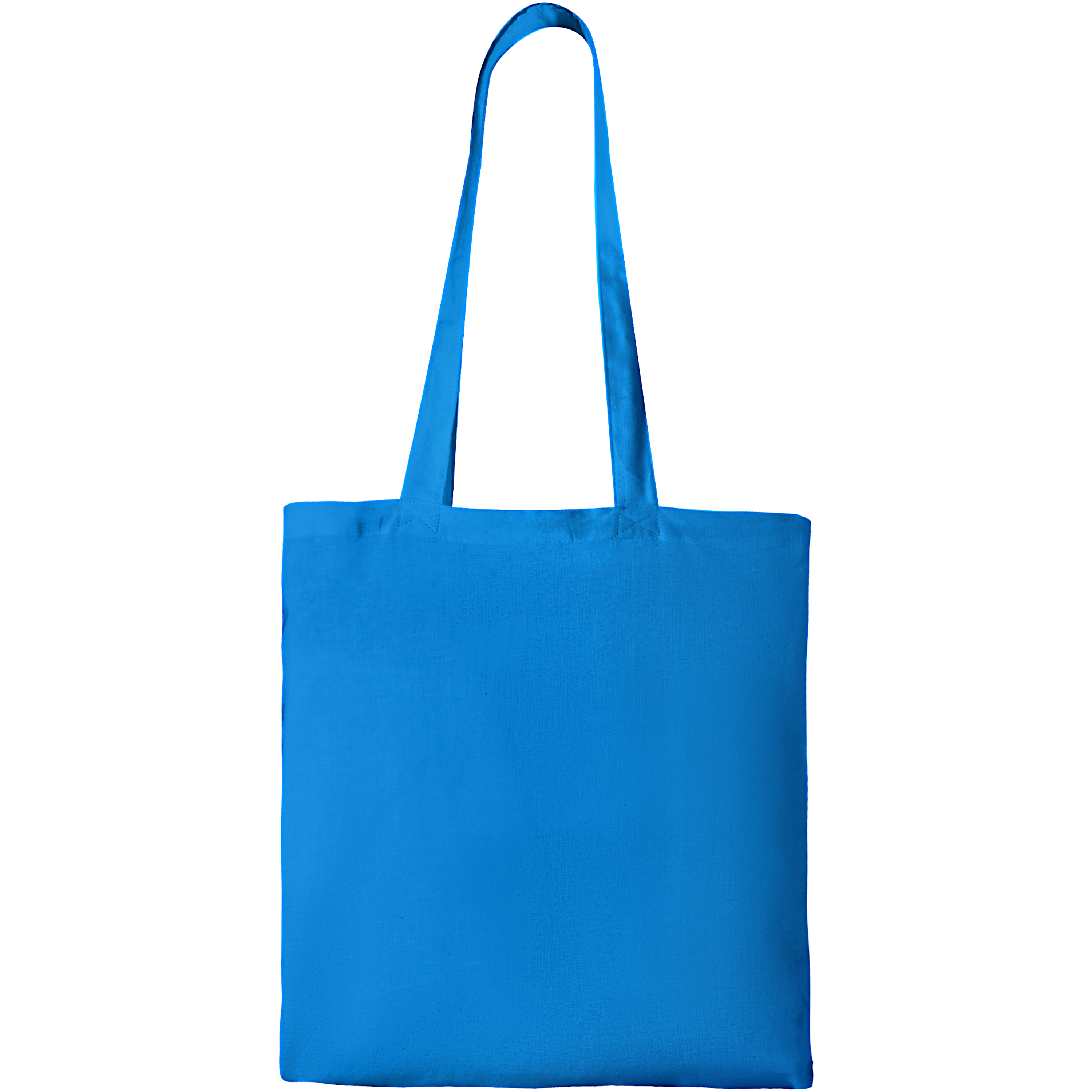 EgotierPro 120181 - Sac shopping coton Madras 140 gr/m² 7L