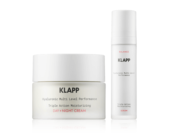 KLAPP Hyaluronic Multi Level Performance Set mit Day + Night Cream 50ml-50ml