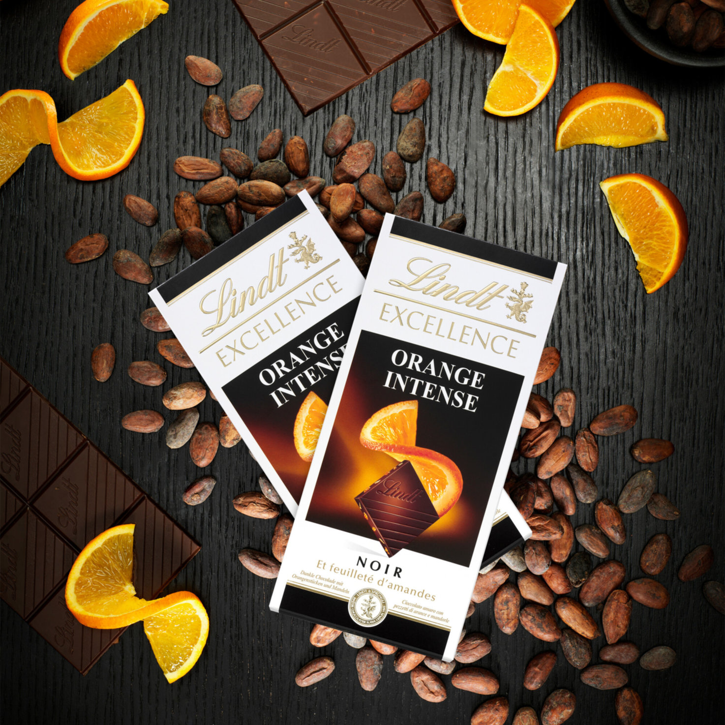 Lindt Excellence Dunkel Orange Tafelschokolade