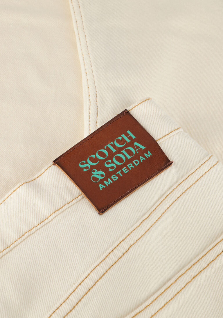 SCOTCH & SODA witte scotch & soda straight leg jeans the drop regular taper jeans