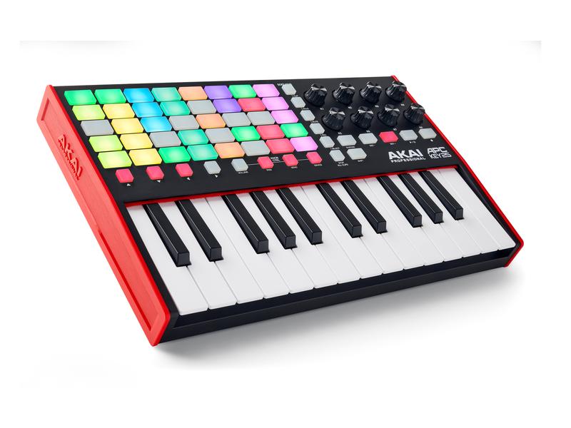 Akai Keyboard Controller APC Key 25 – MK2 Vielseitiger und kompakter MIDI-Keyboard-Controller