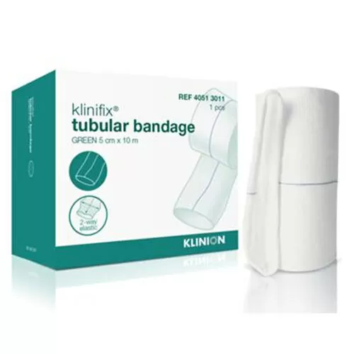 Klinifix rørbandage 5cm x 10m, grøn