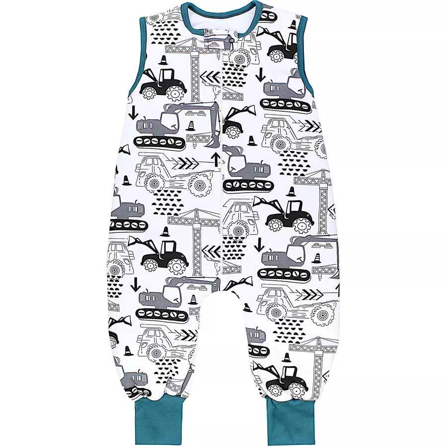 TupTam Baby  Winter Schlafsack mit Beinen 2,5 Tog grün Modell 1