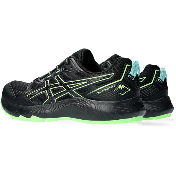 Chaussure trail ASICS GEL-SONOMA 7 BLACK/ILLUMINATE GREEN