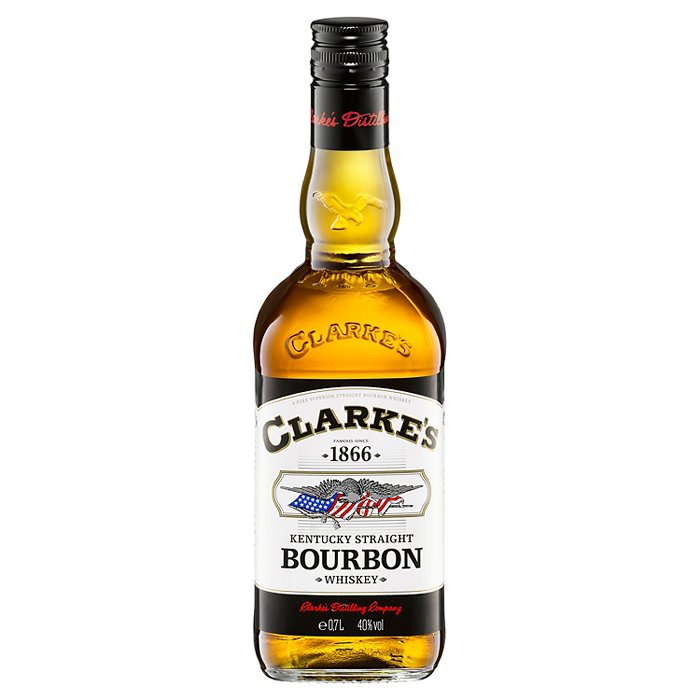 CLARKE'S Bourbon Whiskey 0,7 l