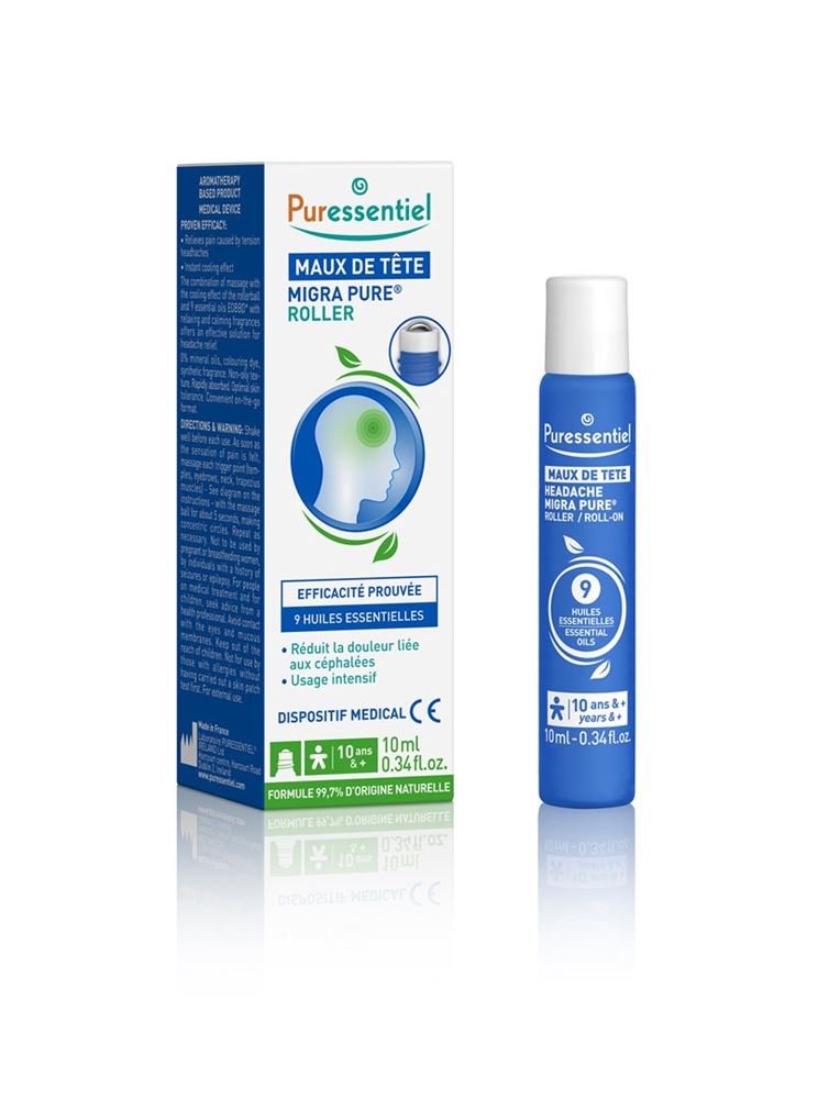 Puressentiel Migra Pure Kopfschmerzen<br>10 ml, Roll-on