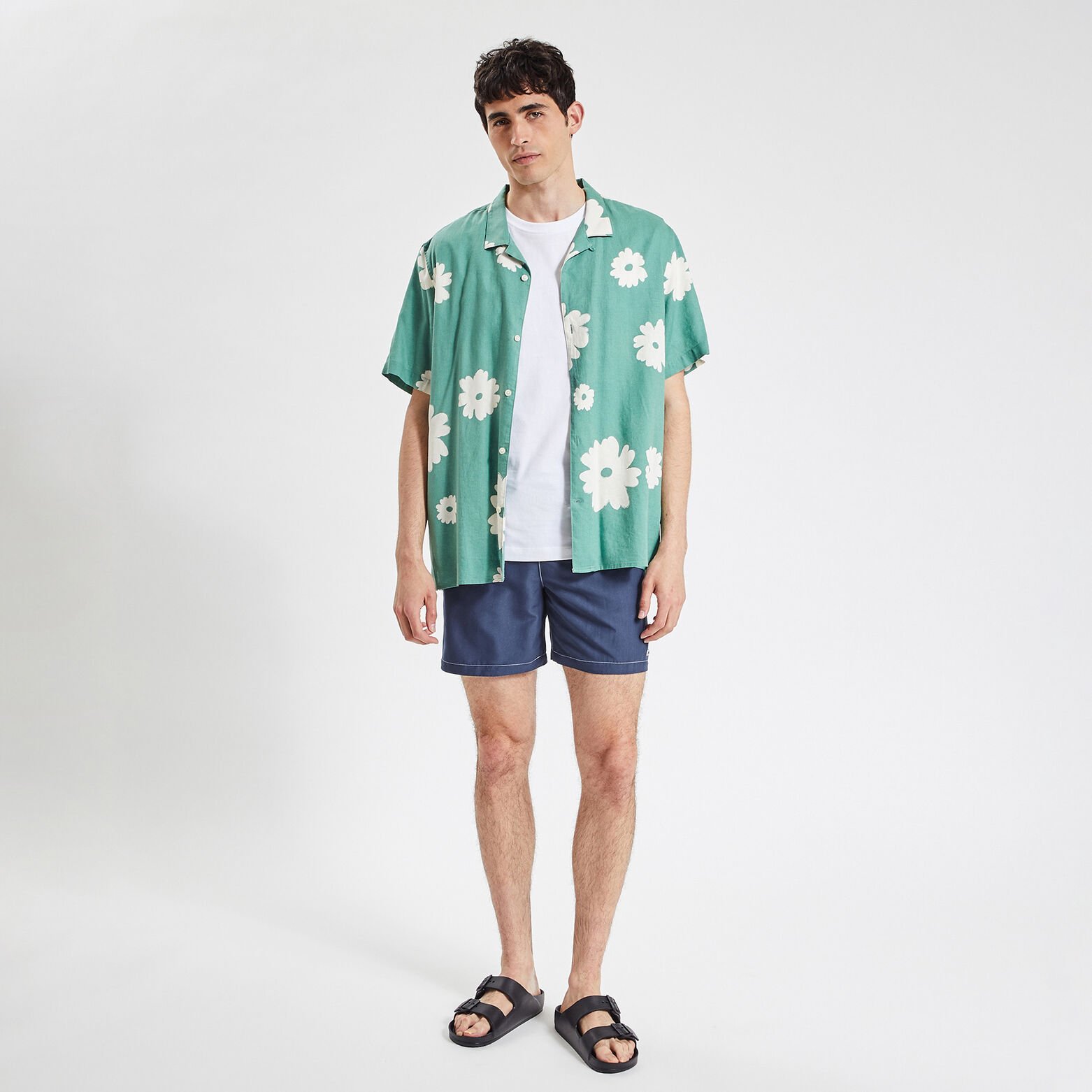 Maillot de bain uni Bleu moyen