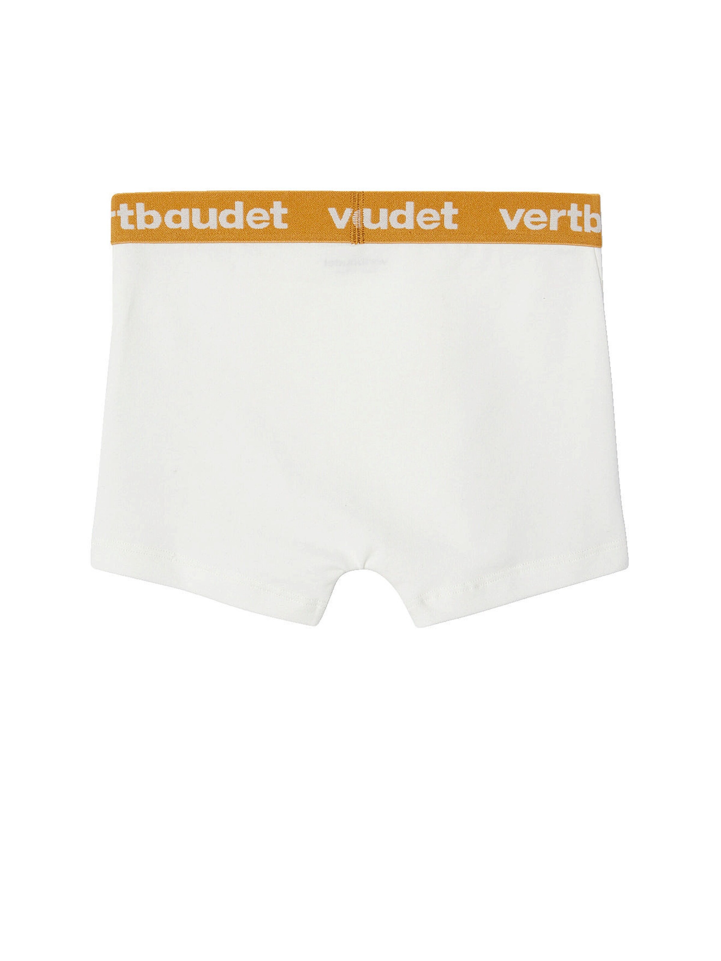 Vertbaudet Bio-Kollektion: 5er-Pack Jungen Boxershorts aus Stretch wollweiß