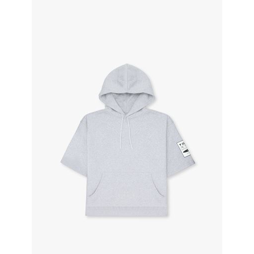 7 DAYS Active Organic Short Sleeve Hættetrøje, Heather Grey, XL