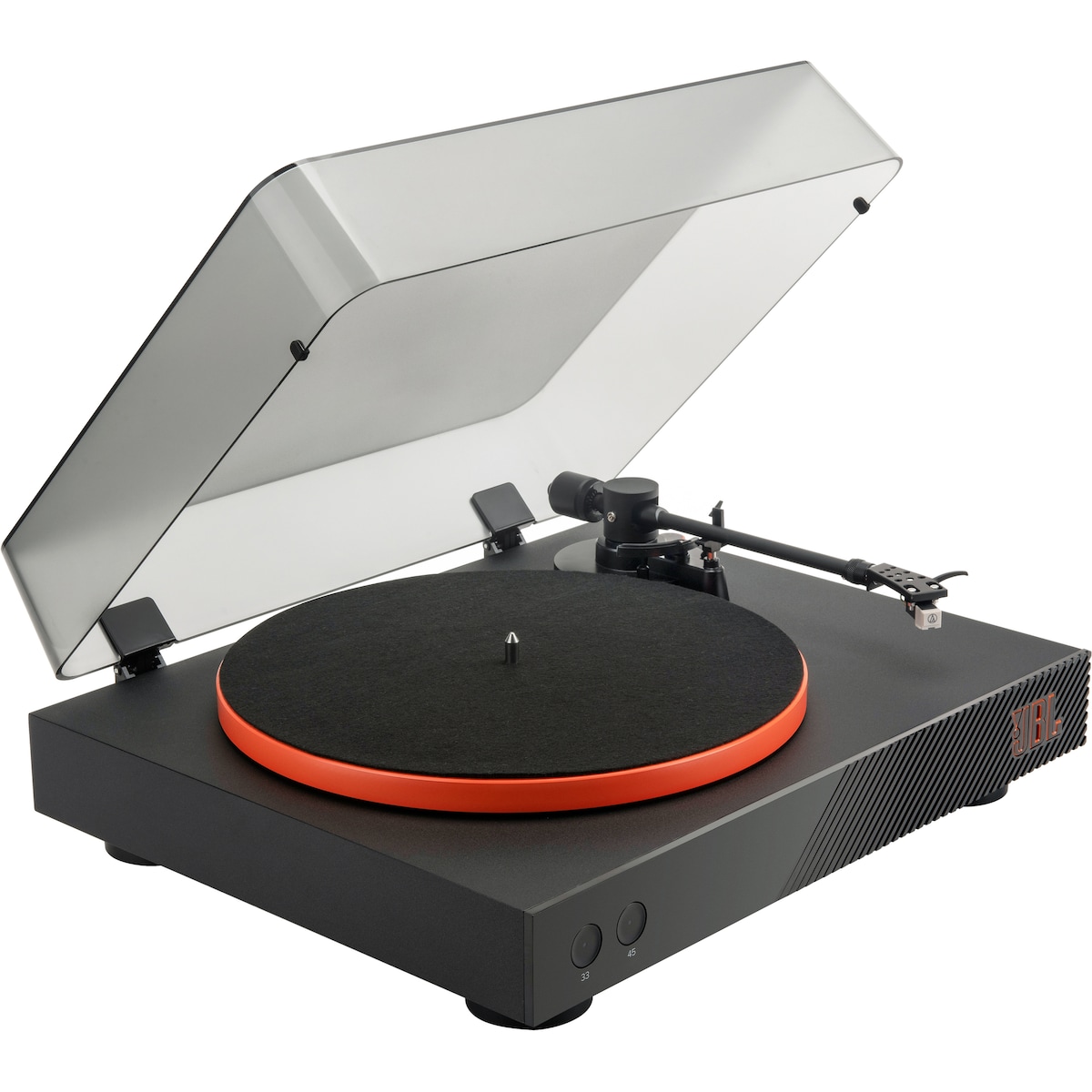 JBL Spinner BT platespiller (sort/oransje)