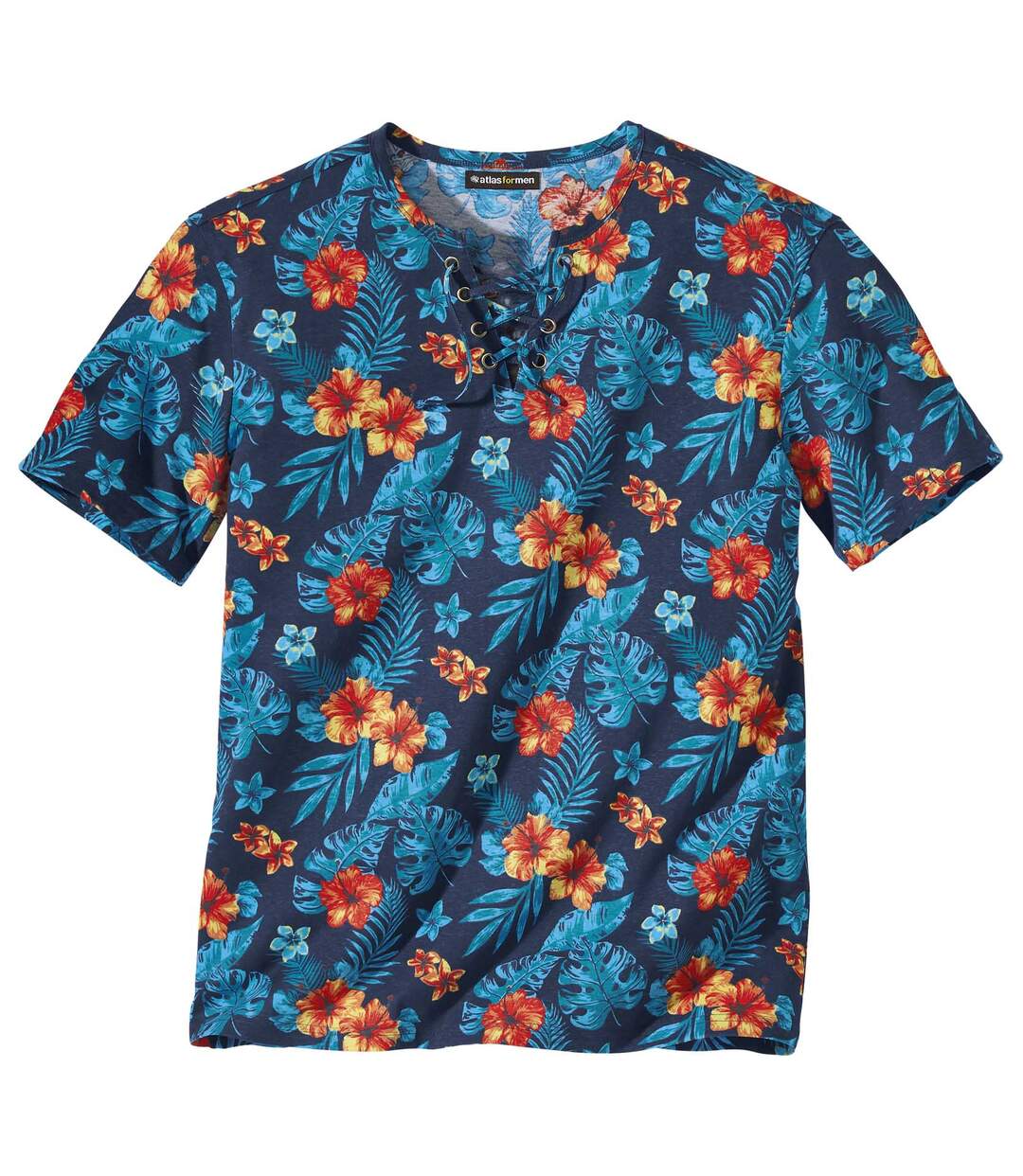 Tee-shirt Col Lacé Polynésie