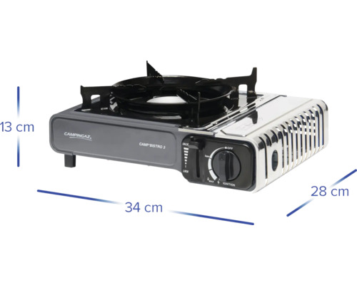 Campingaz 1-pits gasgrill, zwart