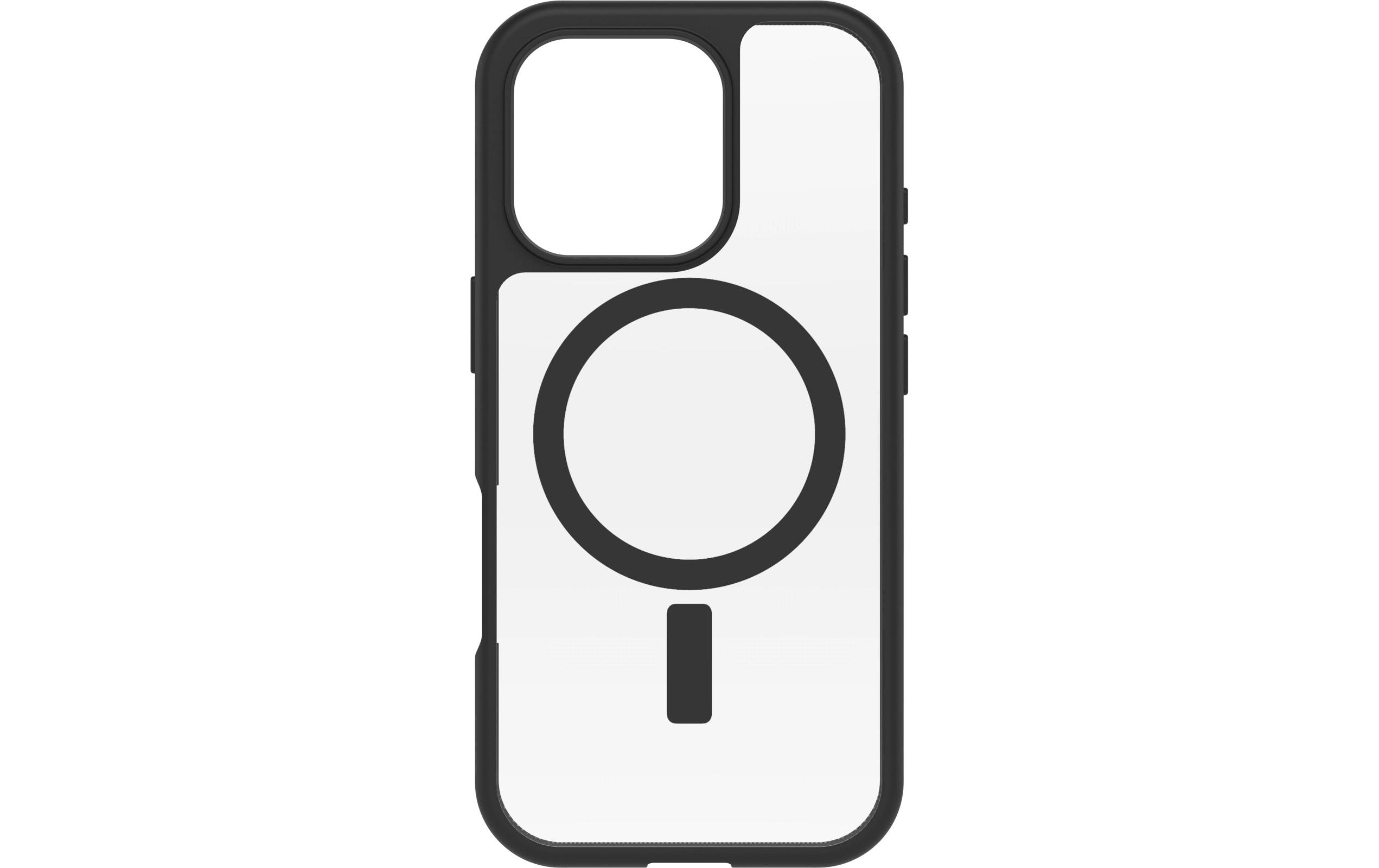 Back Cover React iPhone 16 Pro Schwarz/TransparentSchutzhülle für das Apple iPhone 16 Pro