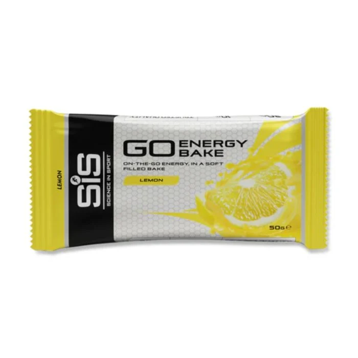 Sis Unisex Energi-barer GO Energy Bake Citrus Hvid