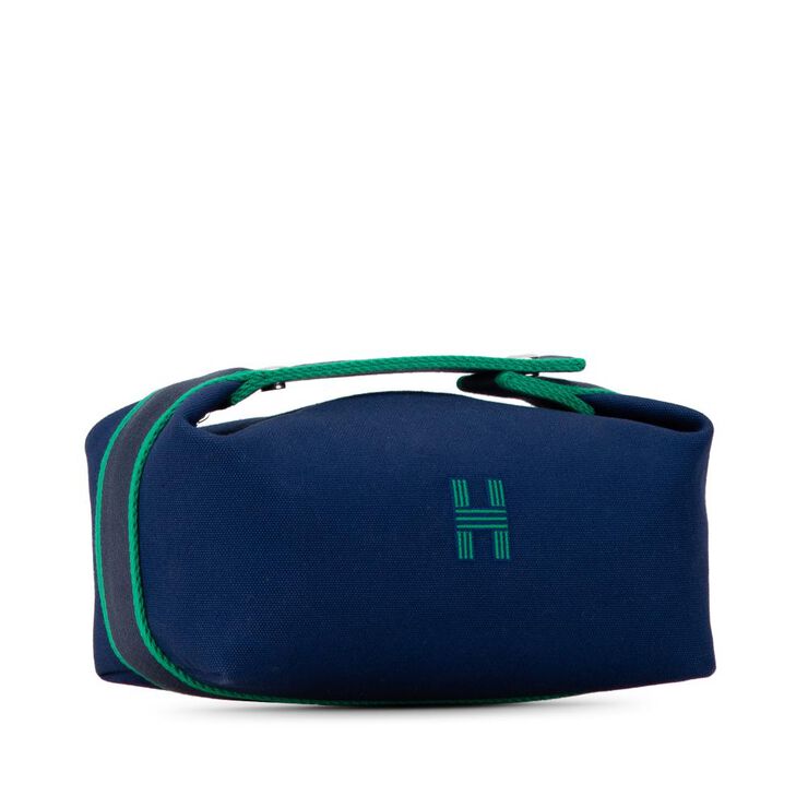 Hermès Vintage Hermes Pouch Blue