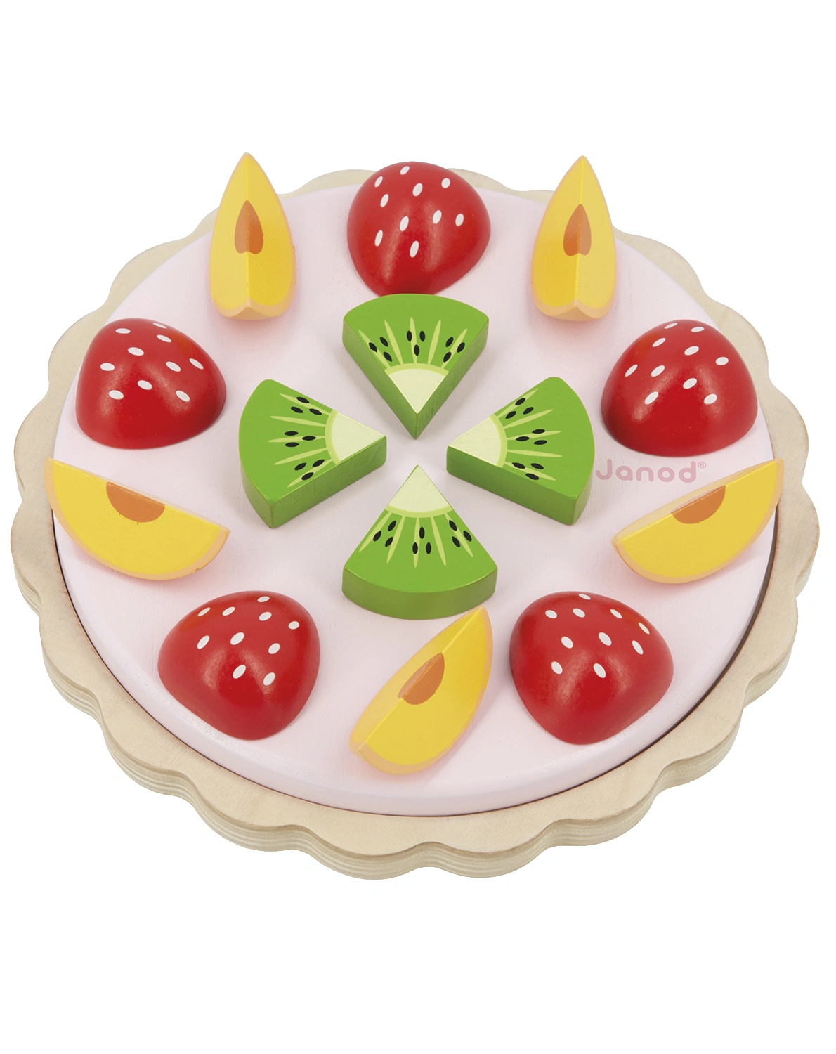 Spiel-Lebensmittel TWIST - OBSTTORTE aus Holz