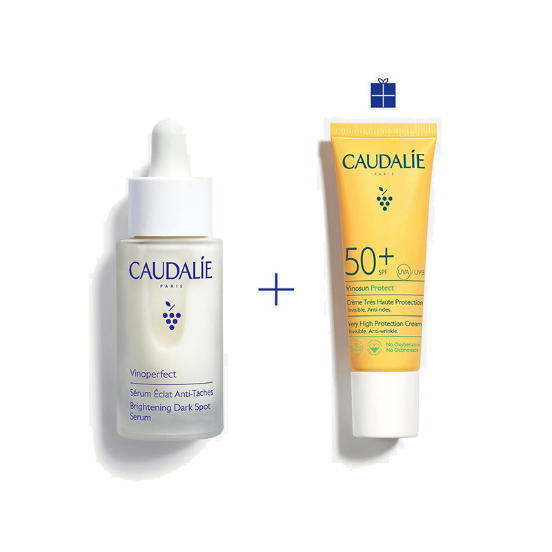 Caudalie - Vinoperfect - Serum & Sonnenpflege Set