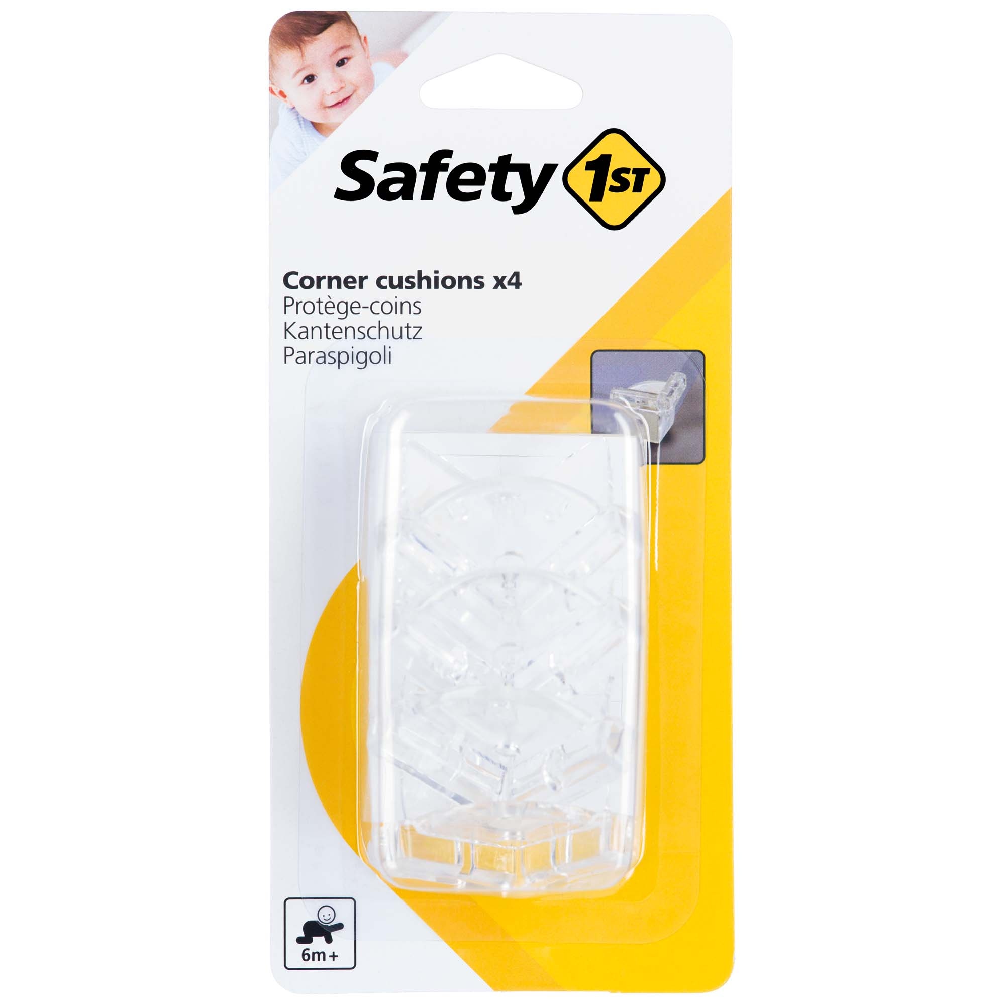 Safety 1st tafelhoekbeschermers transparant - veiligheid in en om het huis - Pré