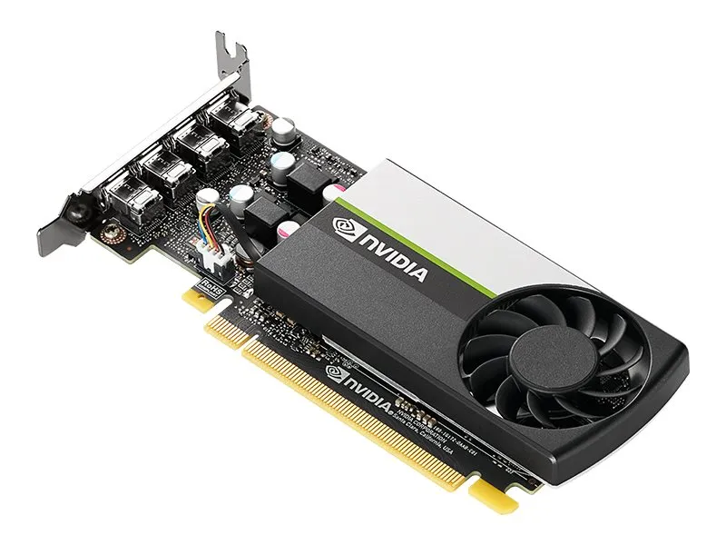 NVIDIA T1000 - Grafikkort - T1000 - 4 GB GDDR6 - PCIe 3.0 x16 lavprofil - 4 x Mini DisplayPort