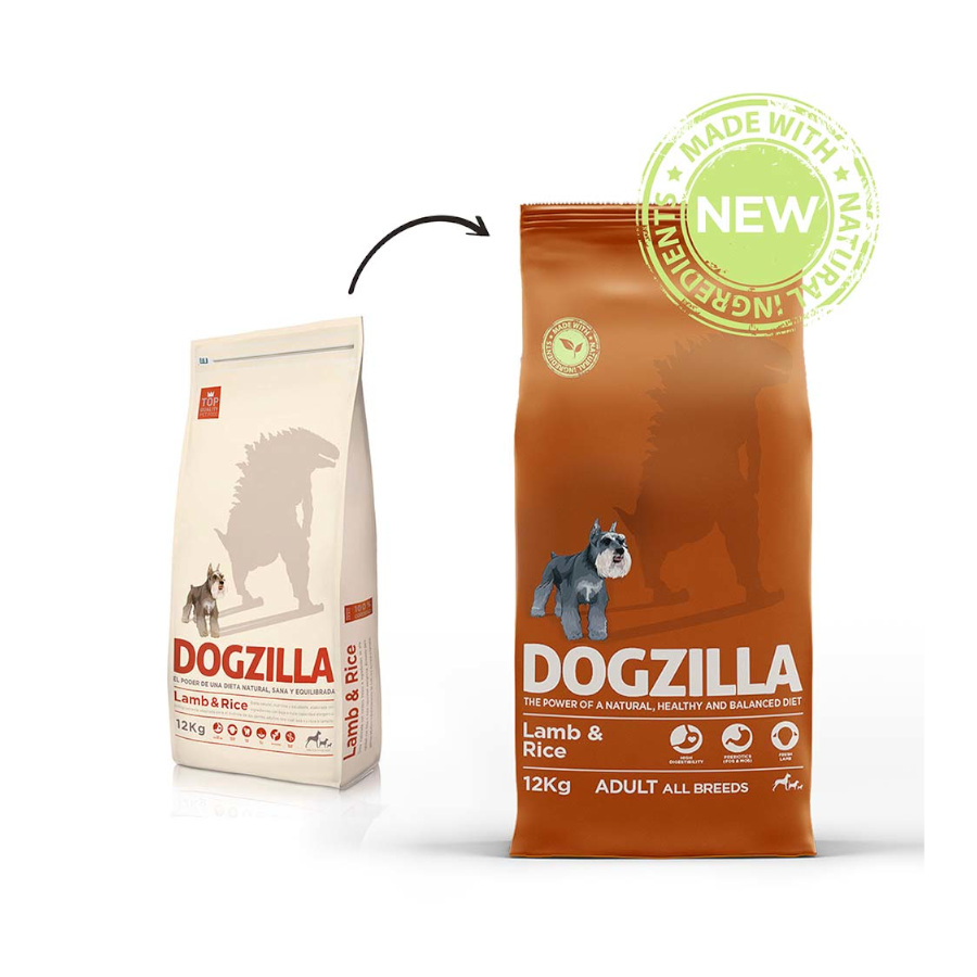 Dogzilla Adulto Cordeiro e Arroz para cães