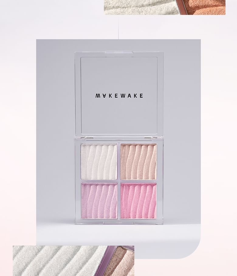 WAKEMAKE - Glow Contouring Highlighter Palette - 2 soorten