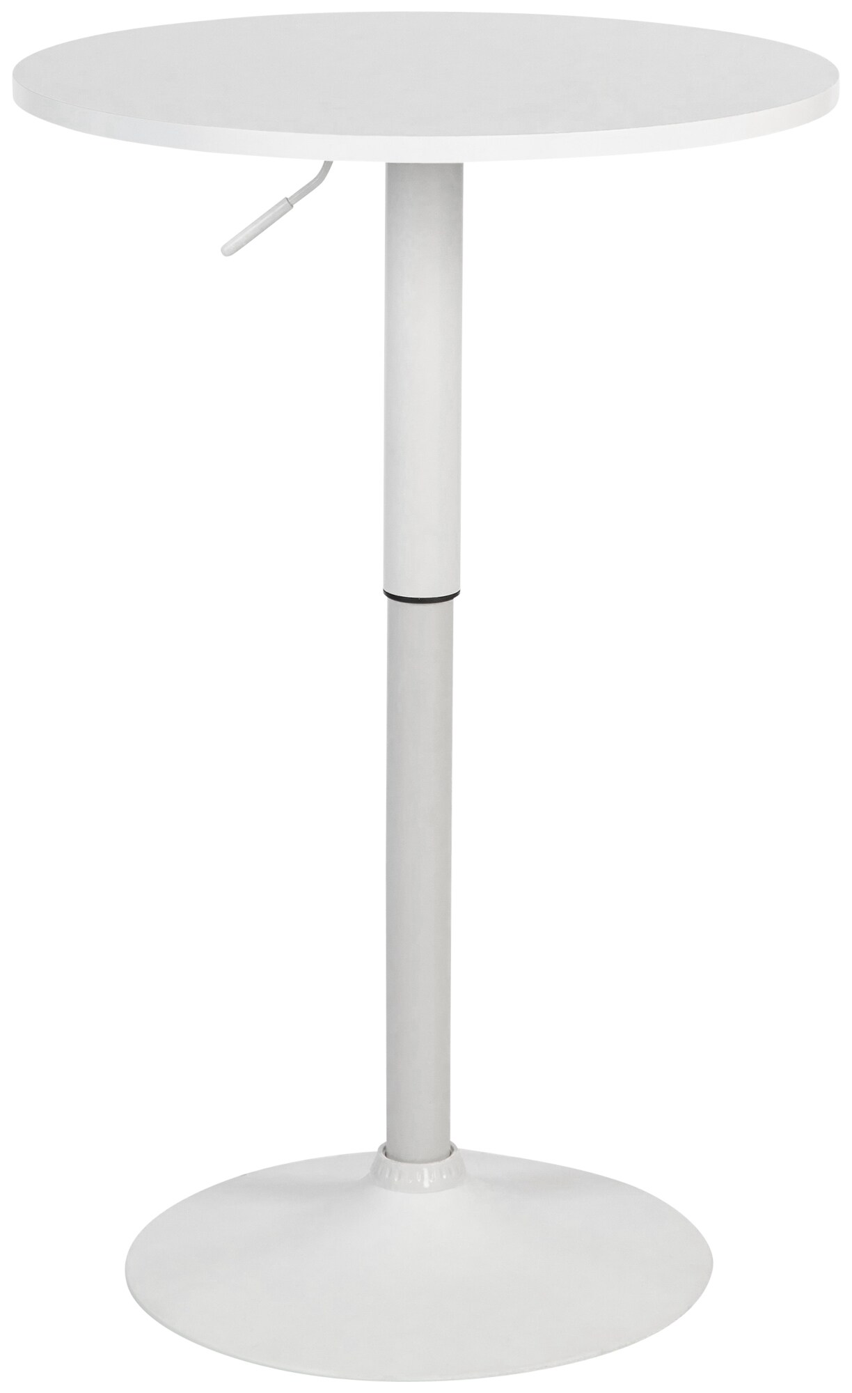 CLP Stehtisch Lamoni höhenverstellbar drehbar mit Metallgestell I Bistrotisch für Bar & Events I Tischplatte Ø 60 cm I Ideal mit Hussen & Deko