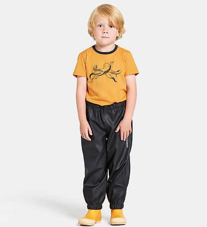 Didriksons Regenhose - PU - Taillenmann - Schwarz