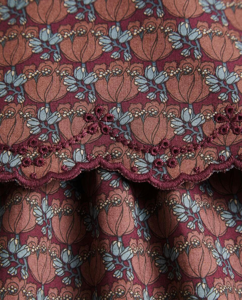 VESTIDO INFANTIL FEITO COM TECIDO LIBERTY
