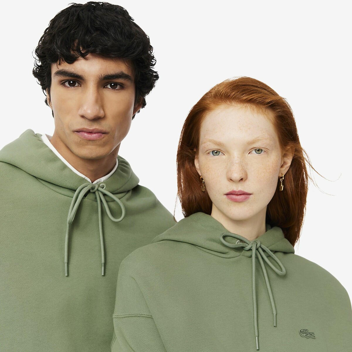 Moletom com capuz LACOSTE com logo tonal
