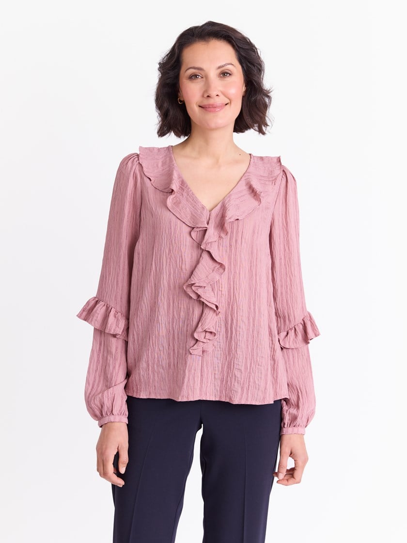 Scarlett bluse Woodrose