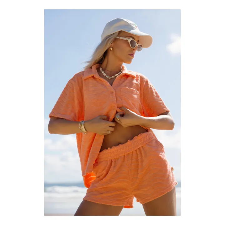 Araminta James Ensemble Chemise Terry Wave | Orange