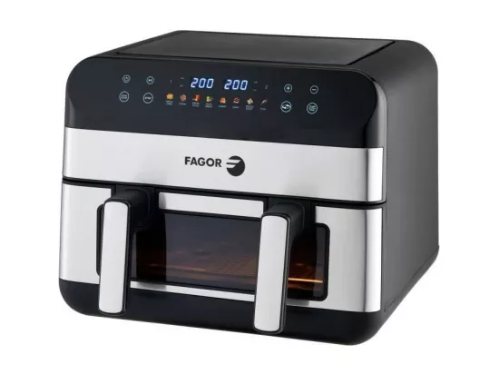 Friteuse sans huile - FAGOR - Airfryer FGF10 - 10L - 2400 W - Ecran tactile - 8 modes pré enregistré – Grande cuve de cuisso