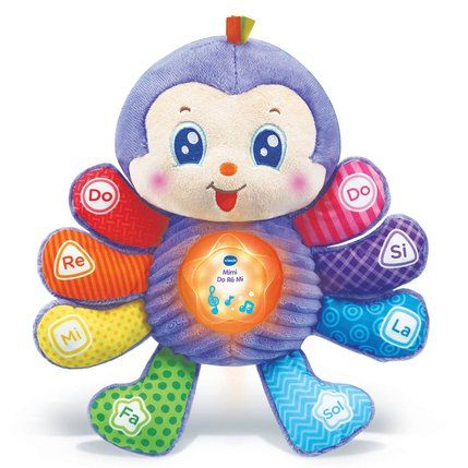 PELUCHE ACTIVITE PELUCHE MIMI, DO, RE, MI - Ecru