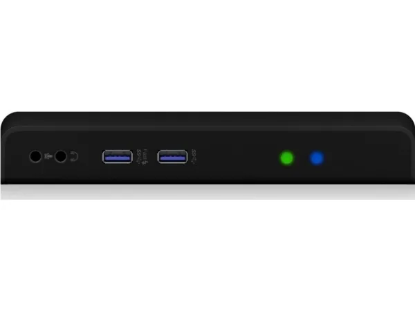 ICY BOX IB-DK2251AC - Dockingstation - USB-C / USB 3.0 - 2 x HDMI - 1GbE