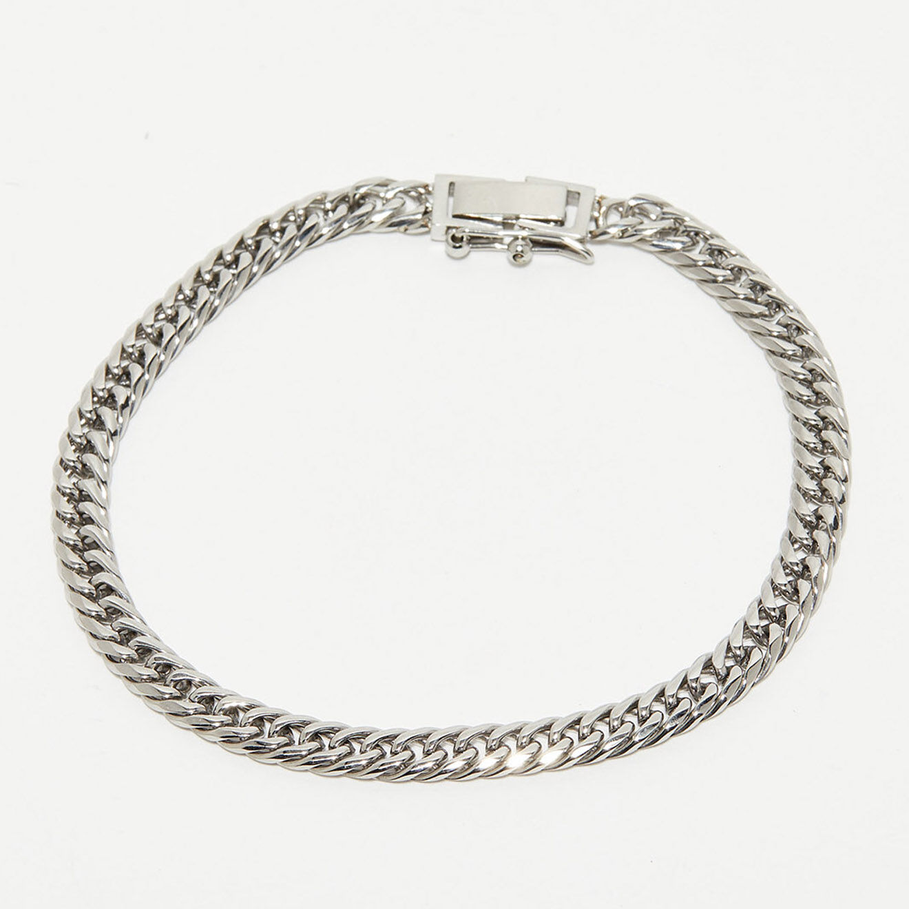 Jacobson Bracelet Maillons plats en Acier