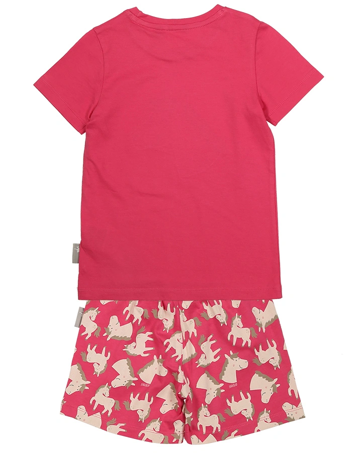 Schlafanzug PFERD kurz in pink